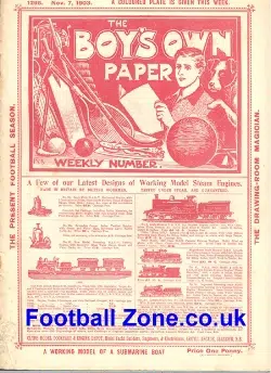 Boys Own Paper - Sport Magazine - very old - 1903