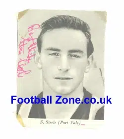 Port Vale Stan Steele Autograph Picture 1950's