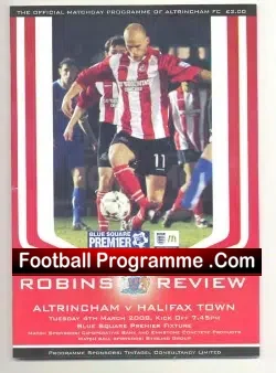 Altrincham v Halifax Town 2008