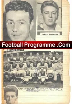 Aston Villa Autographs Pace + Jowes + Moore + Others 1950’s