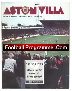 Aston Villa v Manchester United 1975 – Peter Coyne Debut