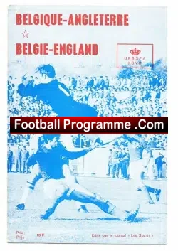 Belgium v England 1966