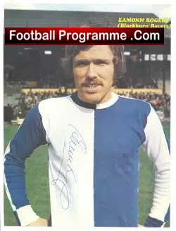 Blackburn Rovers Eamonn Rogers Signed Picture 1970 - football memorabilia