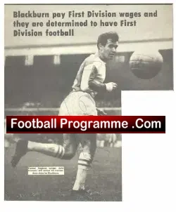 Blackburn Rovers John Connelly Signed Picture 1970 - football memorabilia