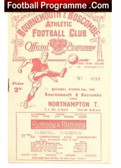Bournemouth v Northampton Town 1948