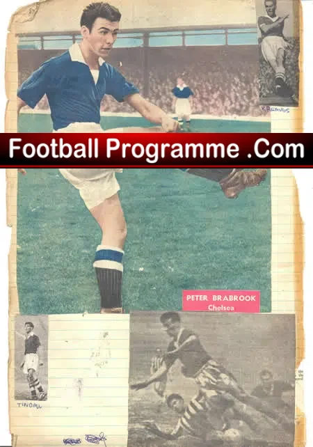 Chelsea Footballer - Dicks Signed Autograph 1950's