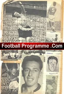 Chelsea Sylvan Anderton Autograph 1950's - football programme