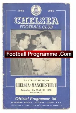 Chelsea v Manchester United 1950 – FA Cup Match
