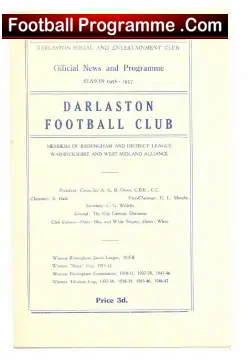 Darlaston v Hinckley 1957