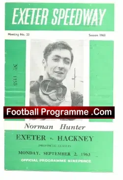 Exeter Speedway v Hackney 1963