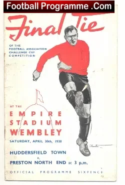 Huddersfield Town v Preston 1938 – FA Cup Final ( Genuine )