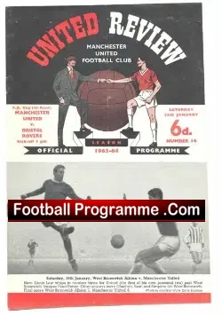 Manchester United v Bristol Rovers 1964 - FA Cup - Plus ERROR