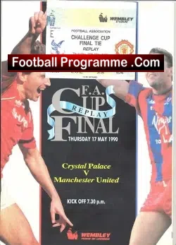 Manchester United v Crystal Palace 1990 – FAC Replay + Ticket