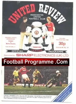 Manchester United v Notts County 1982