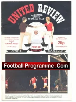 Manchester United v Tottenham 1981