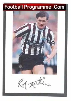 Newcastle United Roy Aitken Signed Picture Glasgow Celtic