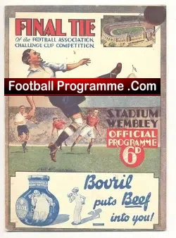 Newcastle United v Arsenal 1932 – FA Cup Final = Genuine