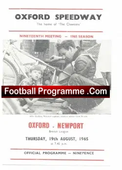 Oxford Speedway v Newport 1965