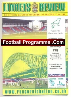 Runcorn FC Halton v Gainsborough Trinity 2005