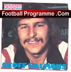 Stoke City Geoff Salmons Autographed Picture 1970 - football memorabilia