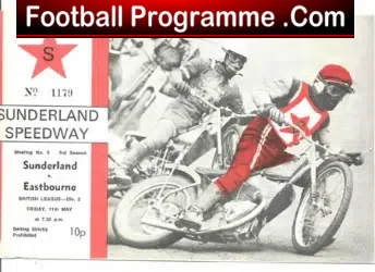 Sunderland Speedway v Eastbourne 1973