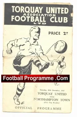 Torquay United v Northampton Town 1947 – FA Cup Replay