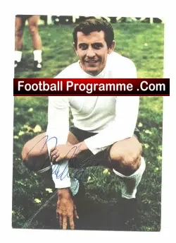 Tottenham Spurs Allen Mullerey Autographed Football Card