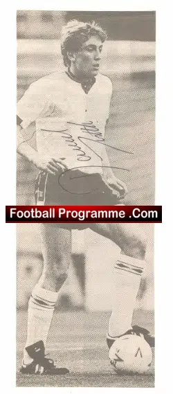 Tottenham Spurs David Tuttle Autograph 1990’s