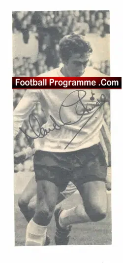 Tottenham Spurs Martin Chivers Signed Picture