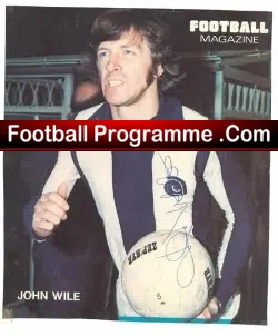 West Bromwich Albion John Wile Autograph Picture - football memorabilia
