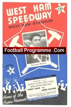 West Ham Speedway v Long Eaton 1965