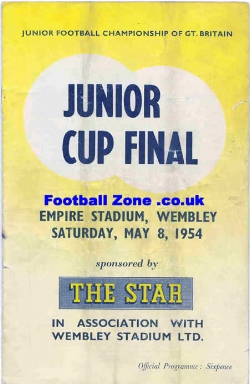 Air Corp v Boys 1954 – Junior Championship Cup Final Wembley