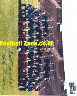 Scotland Andy Roxburgh Autographed National Team Photo