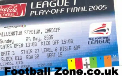 Hartlepool v Sheffield Wednesday 2005 - League 1 Playoff Final