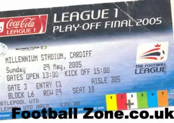 Sheffield Wednesday v Hartlepool 2005 - League 1 Playoff Final