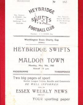 Heybridge Swifts v Maldon Town 1960