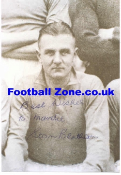 Everton Stanley J Bentham Autographed Photo + Wigan Athletic
