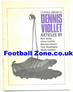 Dennis Viollet Testimonial Benefit Match Manchester United 1967