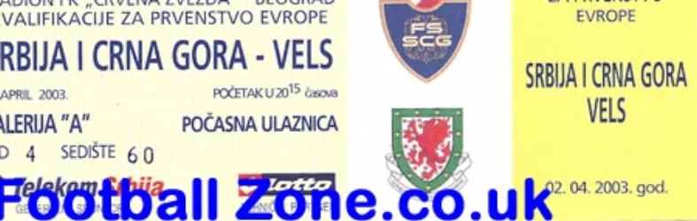 Euro 2004 Portugal Full unused Football Ticket 2003