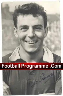 Arsenal Vic Groves Autographed Picture Signed + Letter - football memorabilia