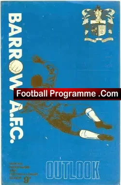 Barrow v Southport 1968 – League cup replay 1968