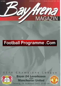 Bayer Leverkusen v Manchester United 2002 – Germany