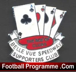 Belle Vue Aces Speedway Badge