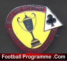 Belle Vue Aces Speedway Badge 1972