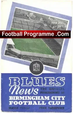 Birmingham City v Manchester United 1956