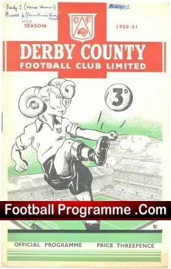 Derby County v Manchester United 1951