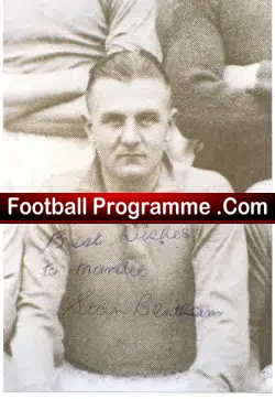 Everton Stanley J Bentham Autographed Photo + Wigan Athletic