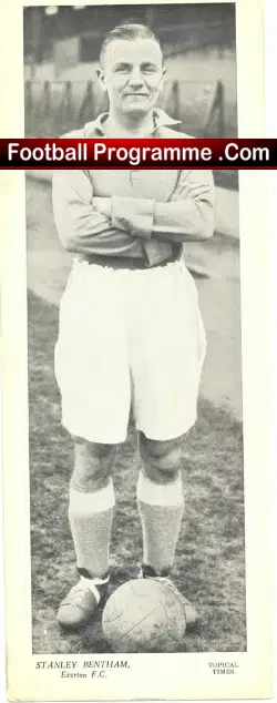 Everton Stanley J Bentham Letter + Photo + Wigan Athletic