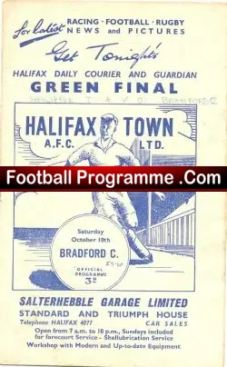 Halifax Town v Bradford City 1959