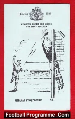 Halifax Town v Rochdale 1963